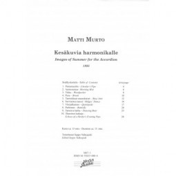 Images d'Été pour l'Accordéon