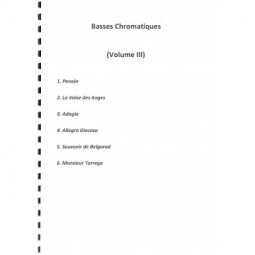 Pièces Pédagogiques [Basses Chro.] - Volume 3