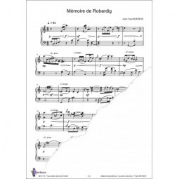 Mémoire de Robardig