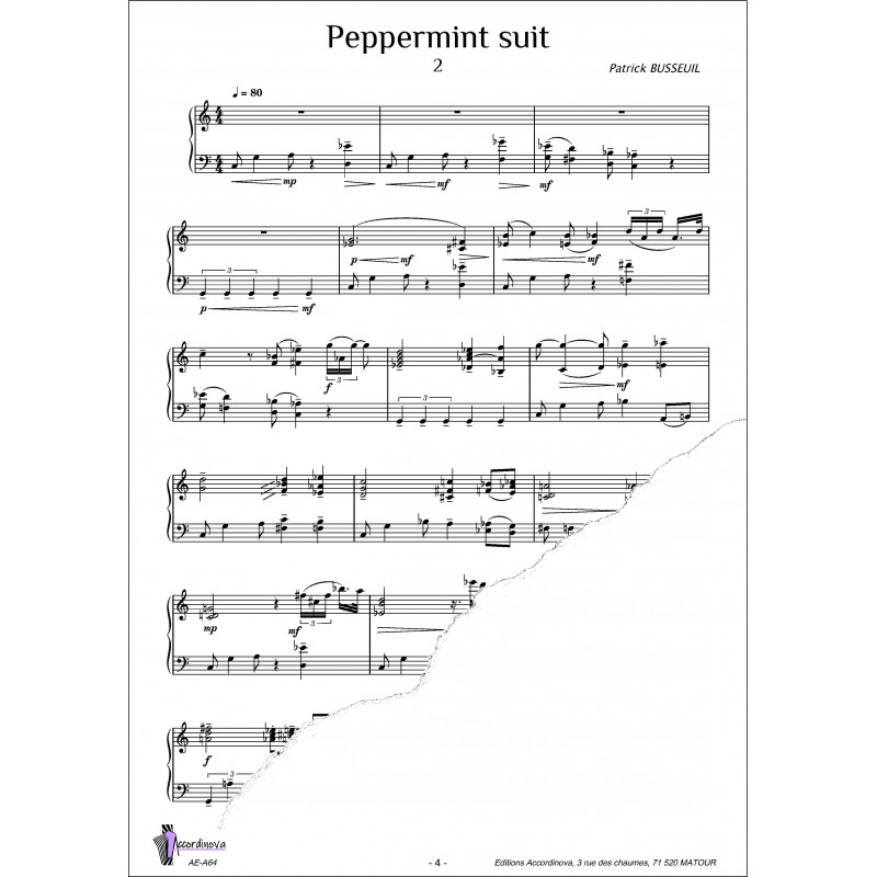 Peppermint suit