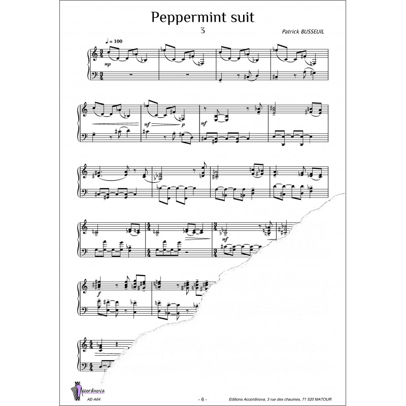 Peppermint suit