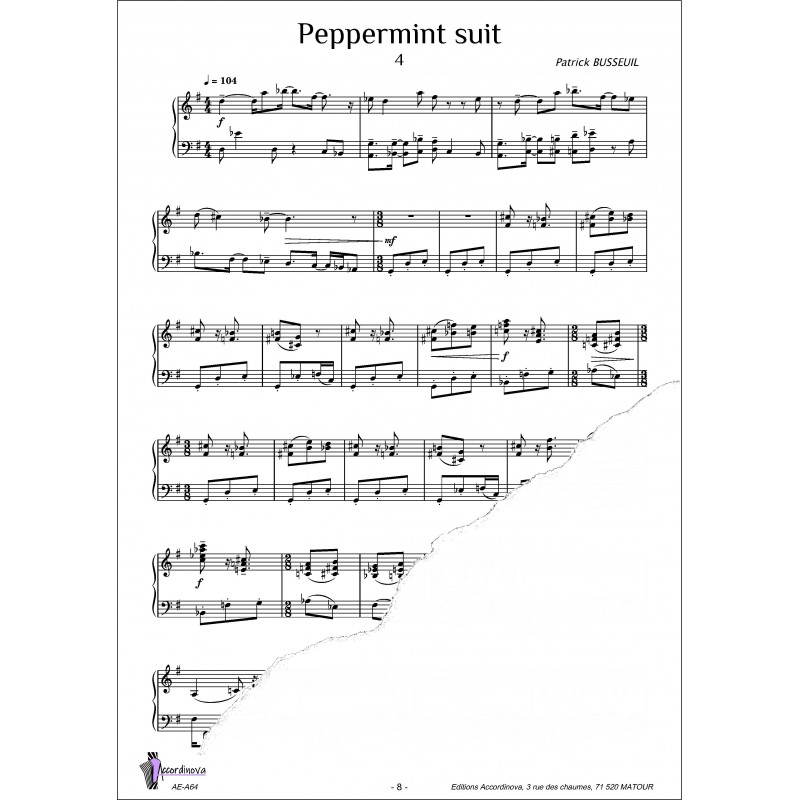 Peppermint suit