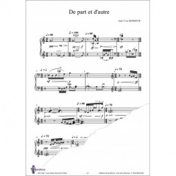 De part et d'autre