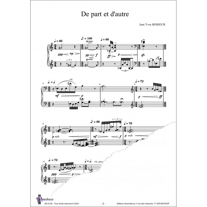 De part et d'autre
