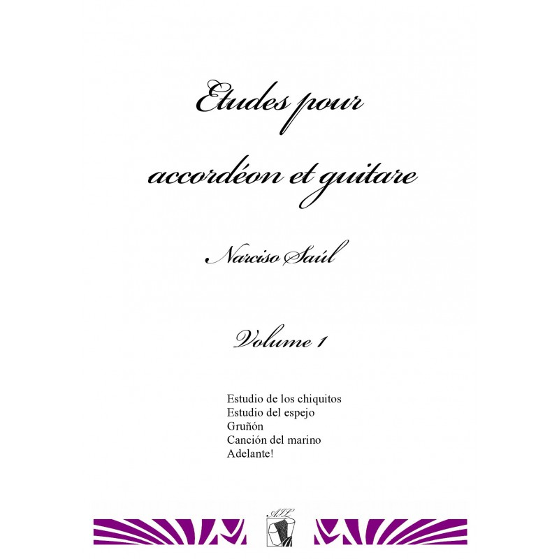 Etudes Pour Accordéon Et Guitare Vol 1 -  Musique Argentine