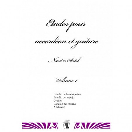 Etudes Pour Accordéon Et Guitare Vol 1 -  Musique Argentine