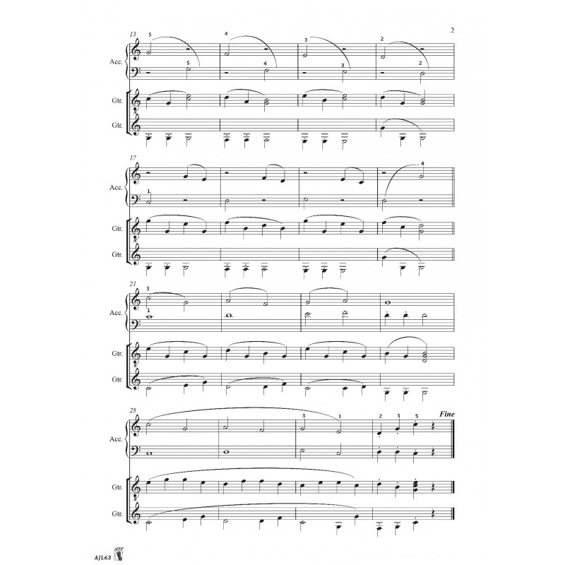 Etudes Pour Accordéon Et Guitare Vol 1 -  Musique Argentine
