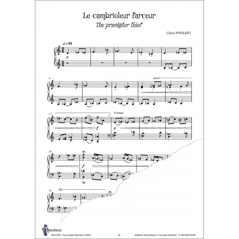 Le cambrioleur farceur