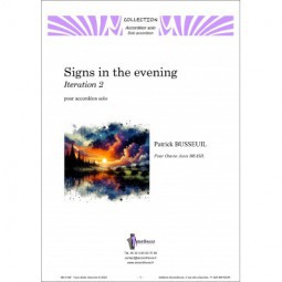 Signs in the evening - Iteration 2