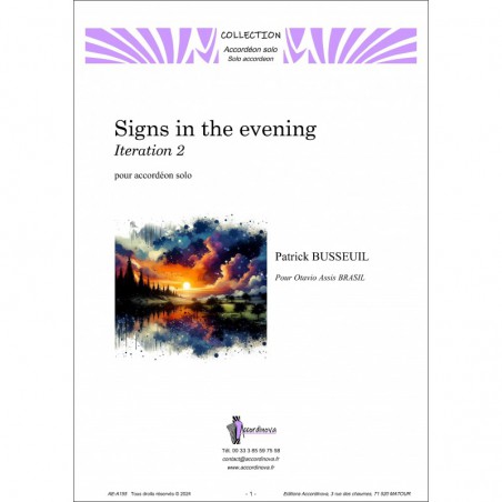 Signs in the evening - Iteration 2