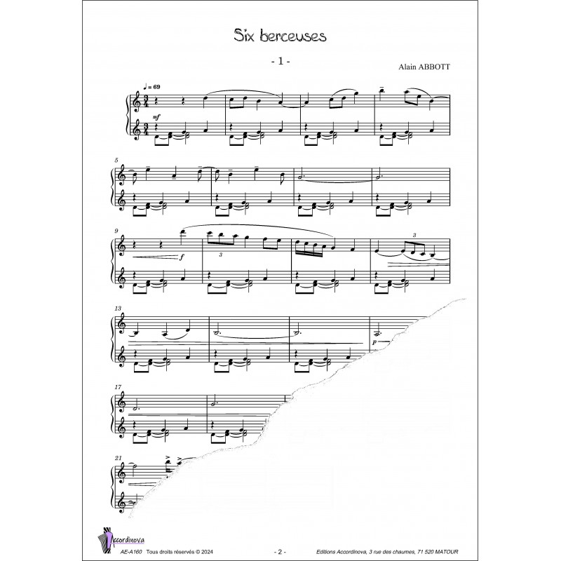Six berceuses