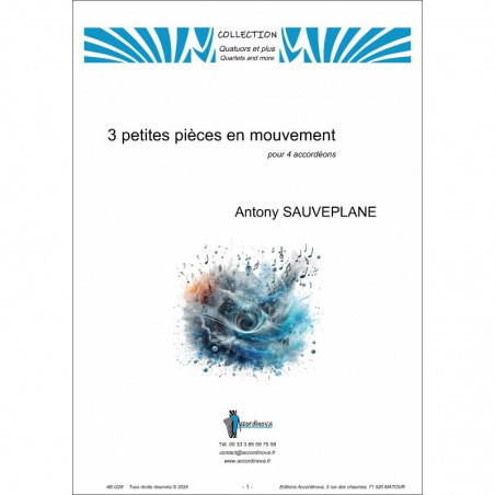 3 petites pièces en mouvement